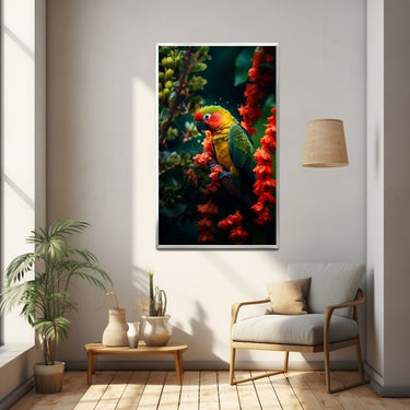 Exotic Tree Parrot Painting